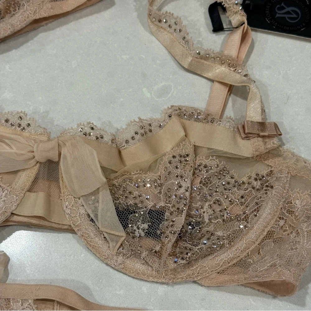Victoria's Secret Designer Fashion Show Swarovski Crystal Bra & Panty Set - Picture 6 of 16